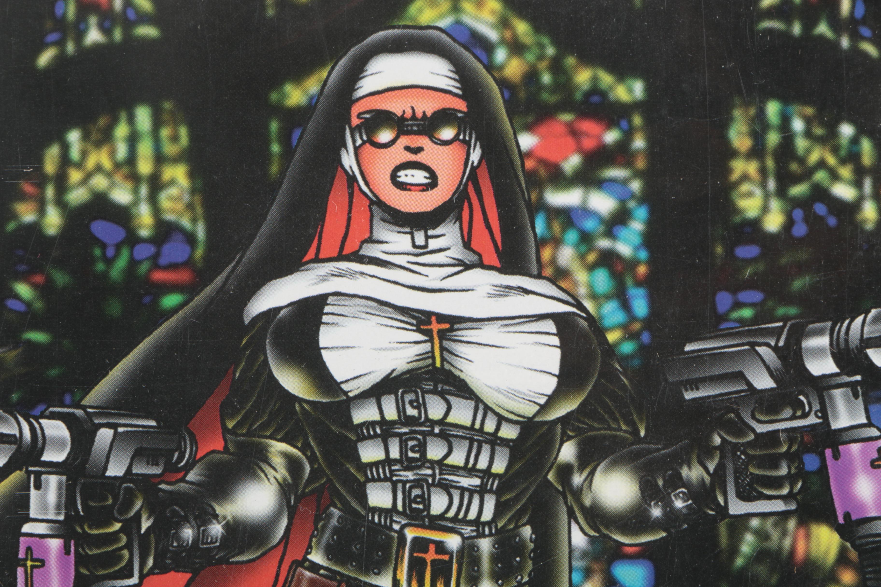 Modern Age Antarctic Press Comics Featuring "Warrior Nun"
