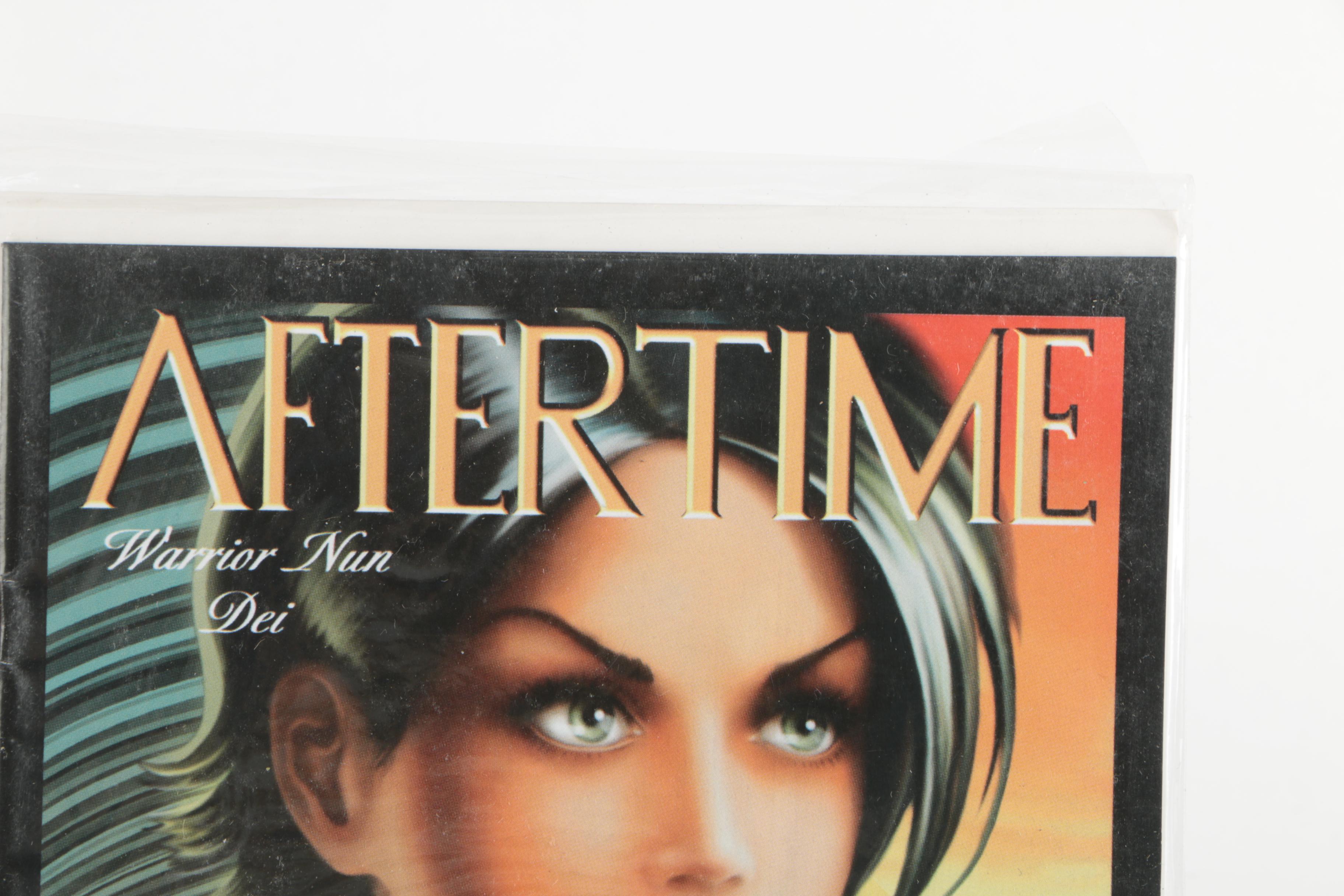 Modern Age Antarctic Press Comics Featuring "Warrior Nun"