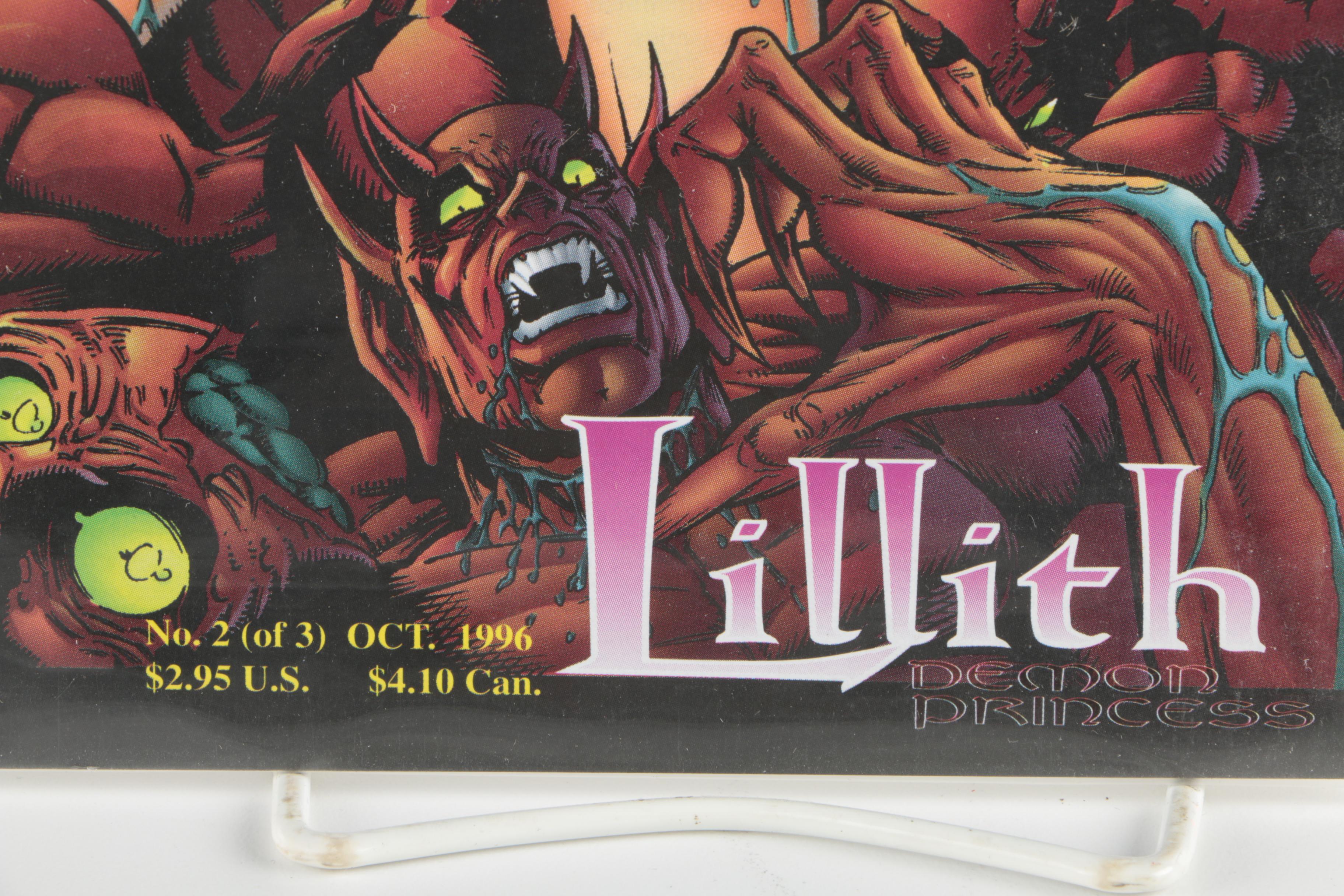 Modern Age Antarctic Press Comics Featuring "Warrior Nun"