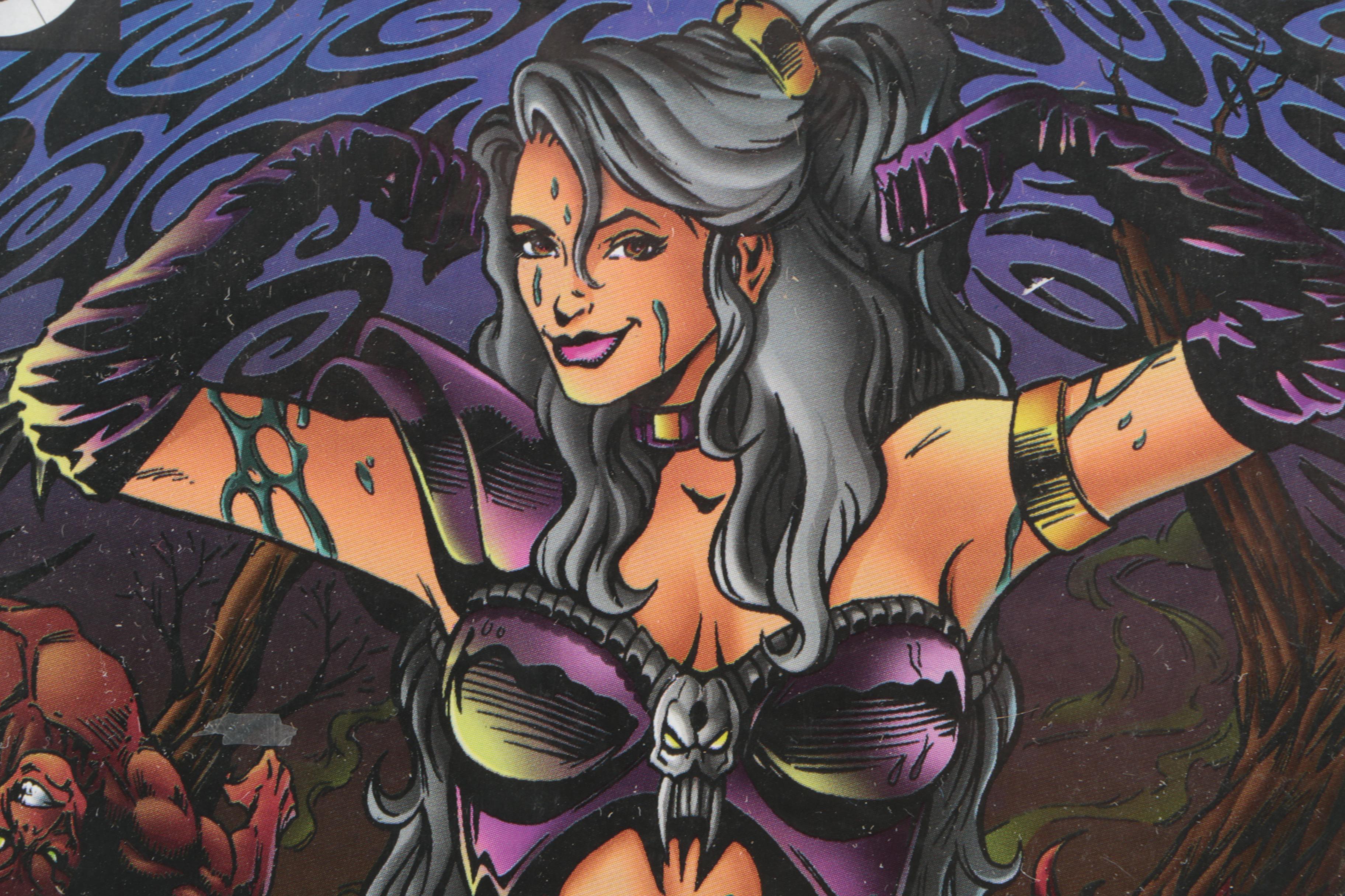 Modern Age Antarctic Press Comics Featuring "Warrior Nun"