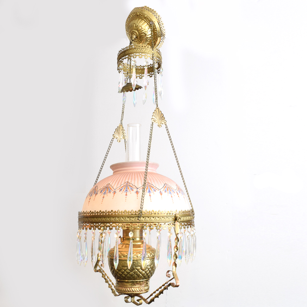 Antique Hanging Parlor Light