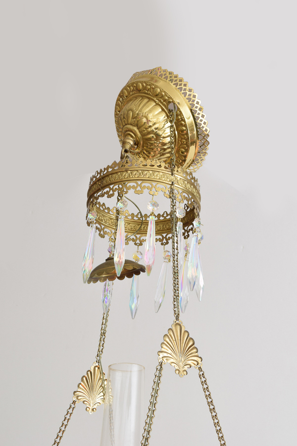 Antique Hanging Parlor Light