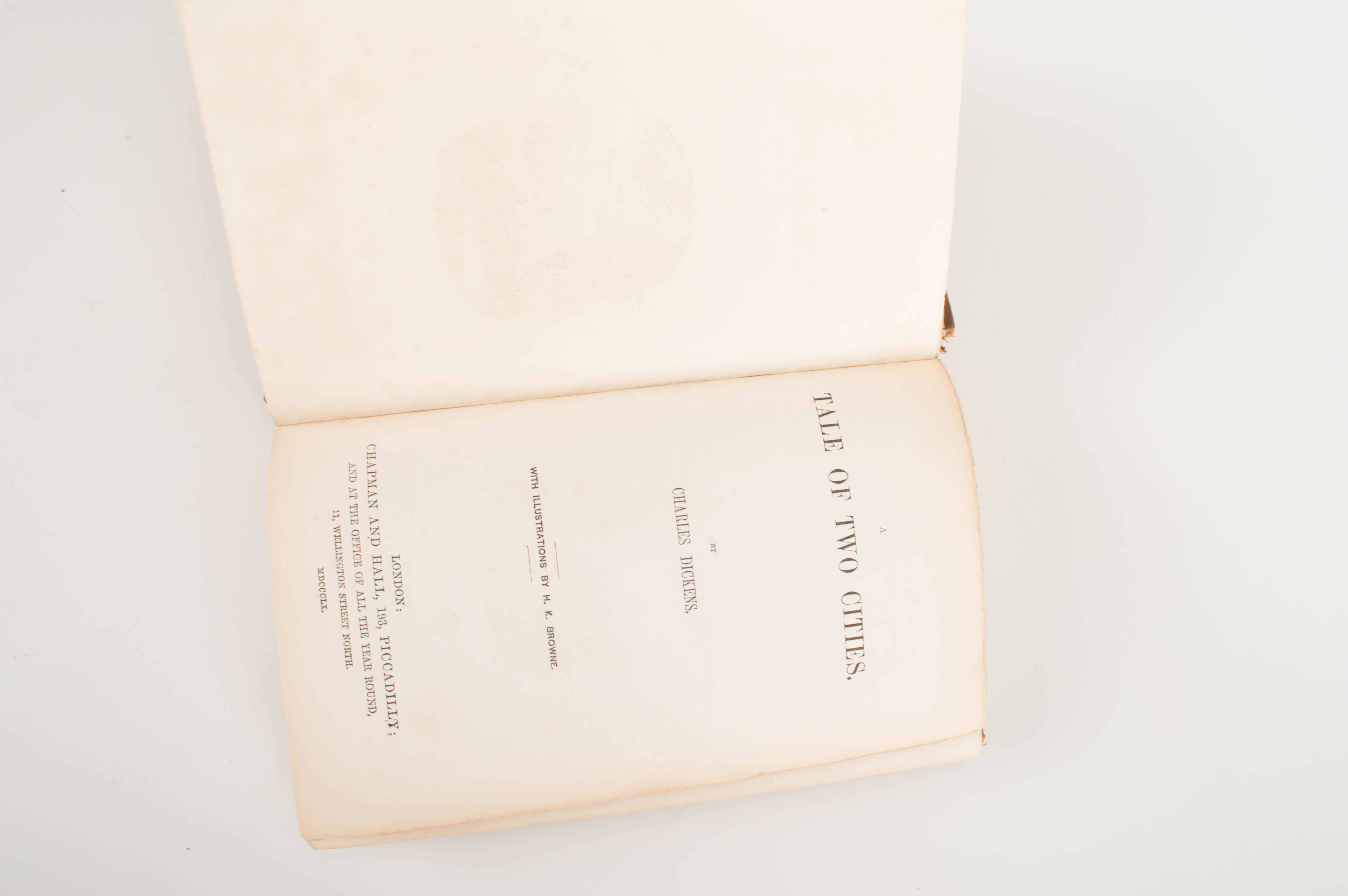 1860 First Edition, Third Printing "A Tale of Two Cities"