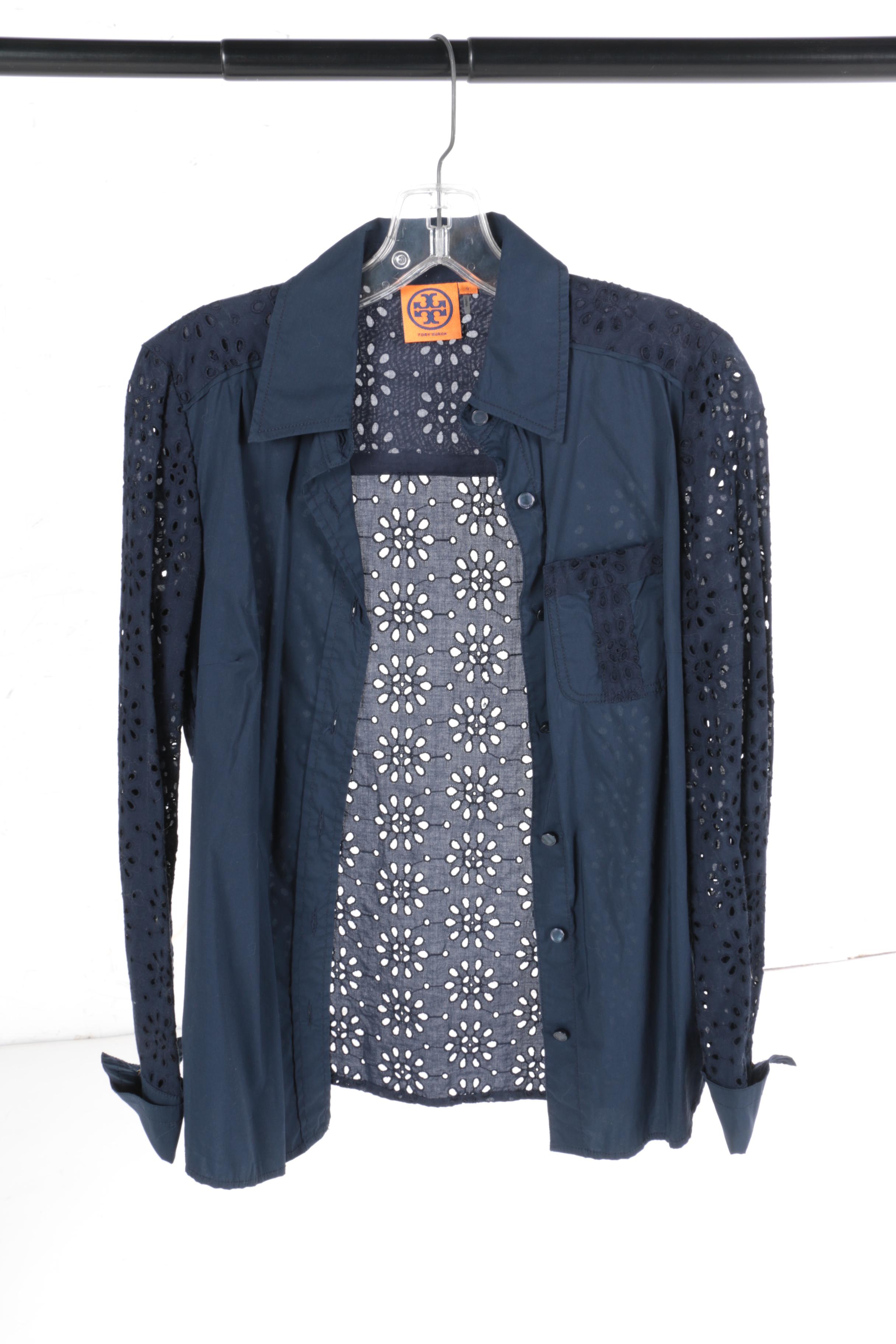 Tory Burch Navy Tops