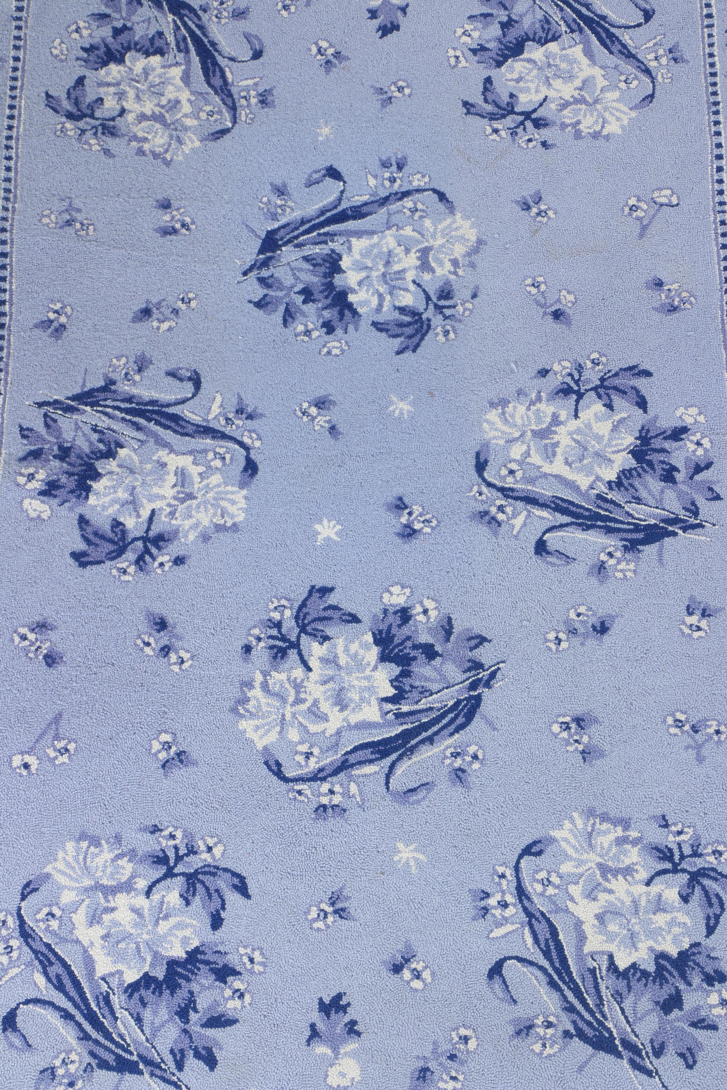 Hand-Hooked Rug Market "English Bloom" Area Rug