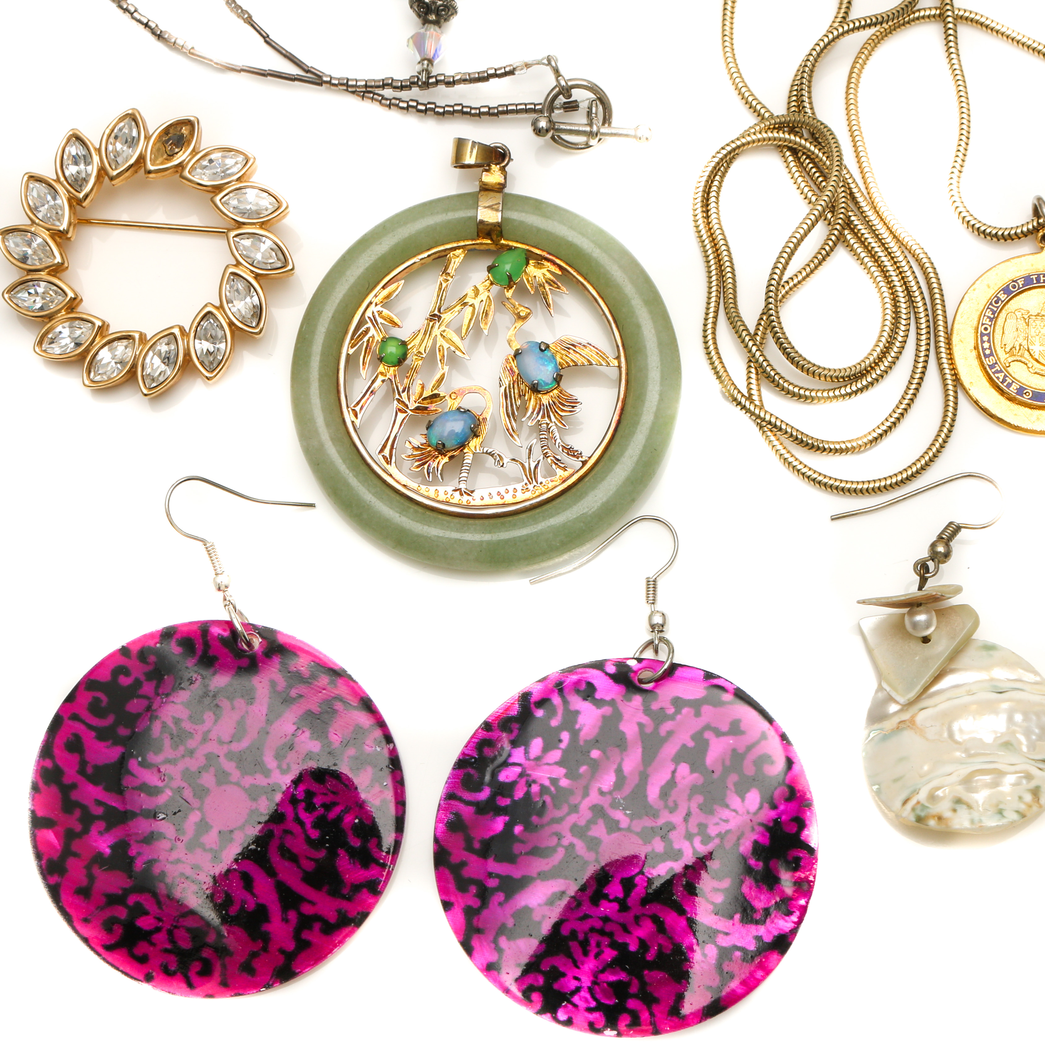 Assortment of Costume Jewelry Including Mazer Brothers and Original by Robert