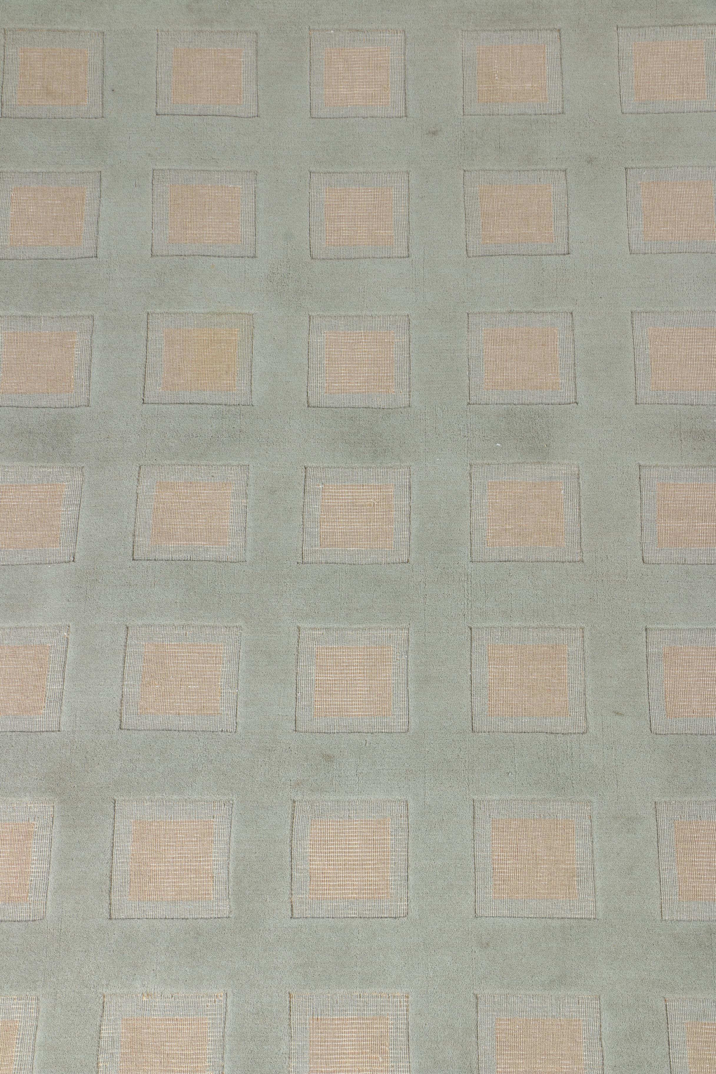 Hand-Tufted and Woven Trans-Ocean Wool Area Rug