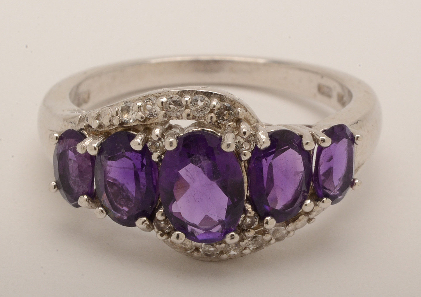 Sterling Silver Rings With Diamonds and Gemstones