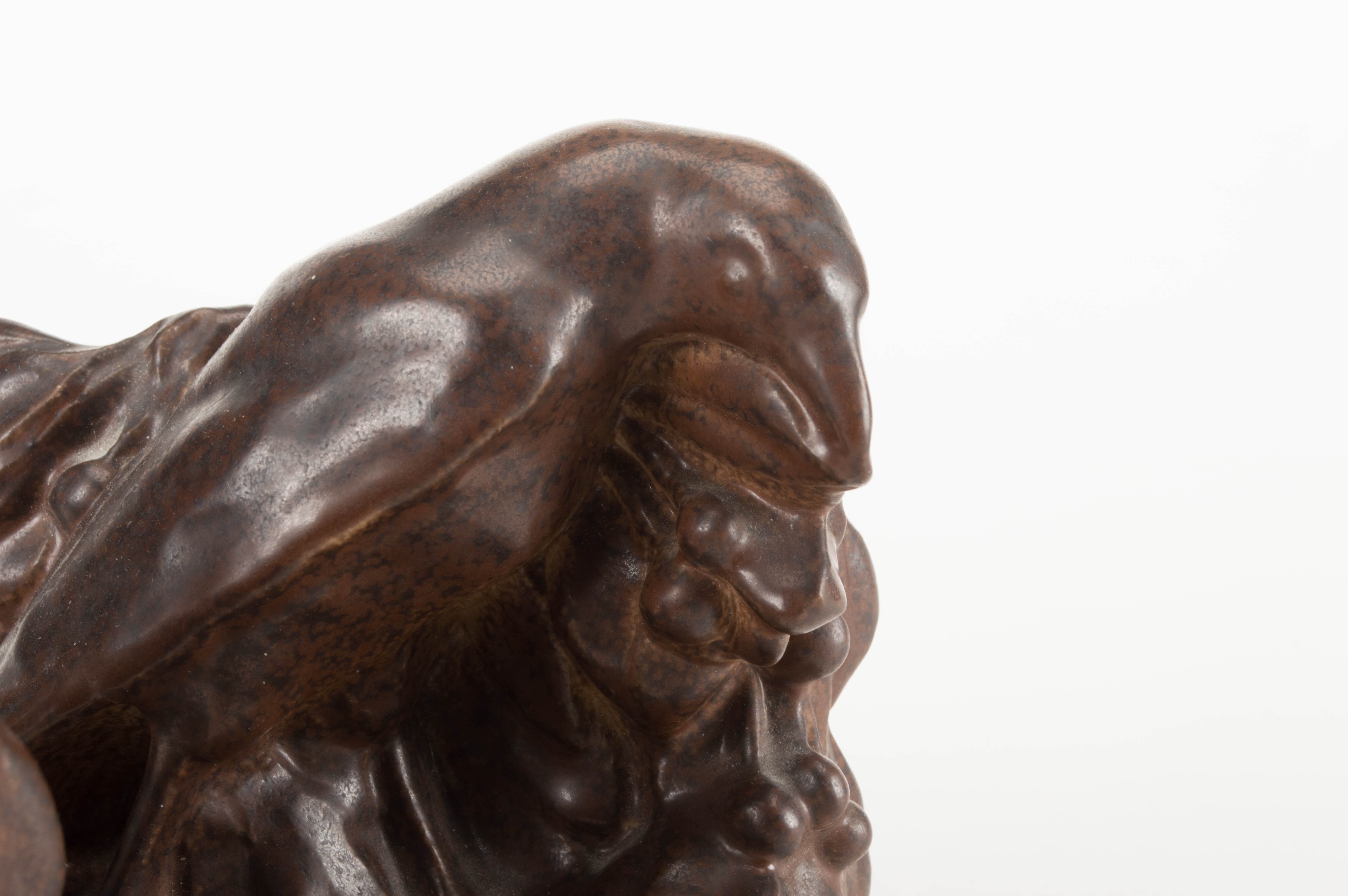 Classic "Rook" Rookwood Pottery Bookends