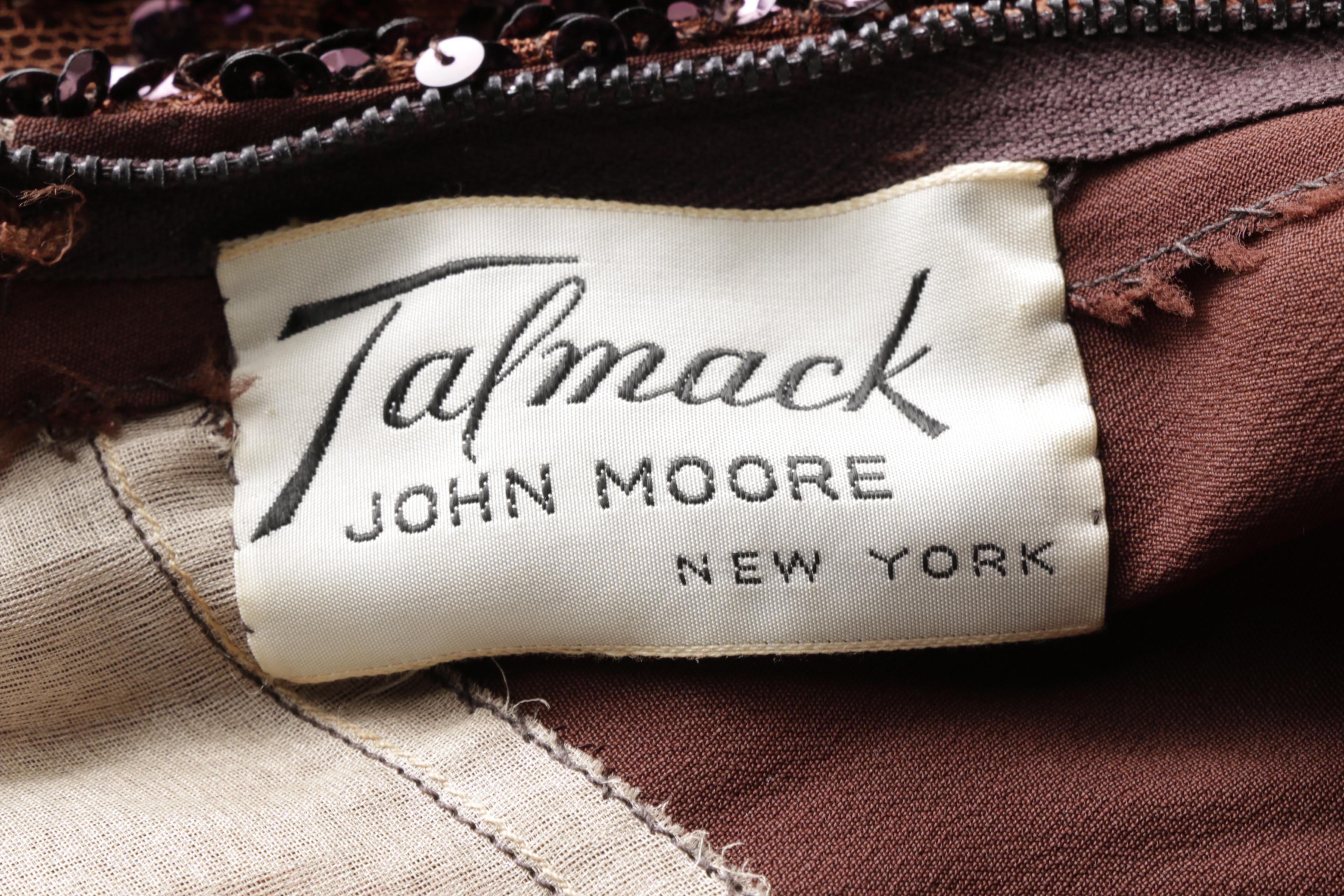 Circa 1950 Talmack By John Moore Cocktail Dress