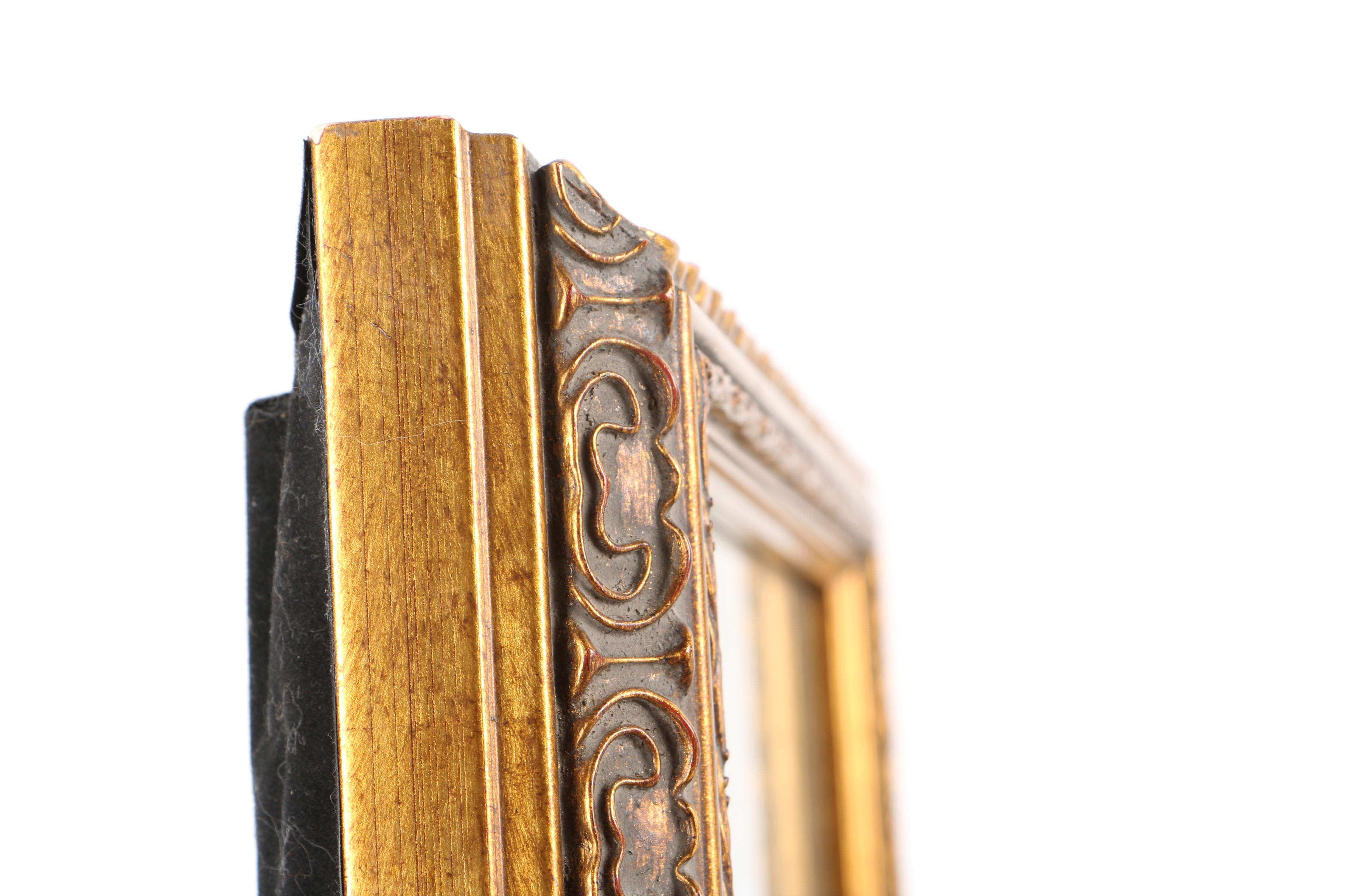 Framed Carved Soapstone Wall Décor