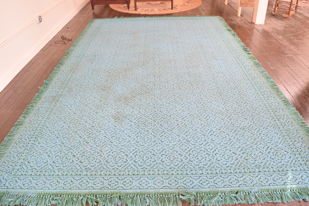 Power-Loomed Portuguese Arraiolos Area Rug