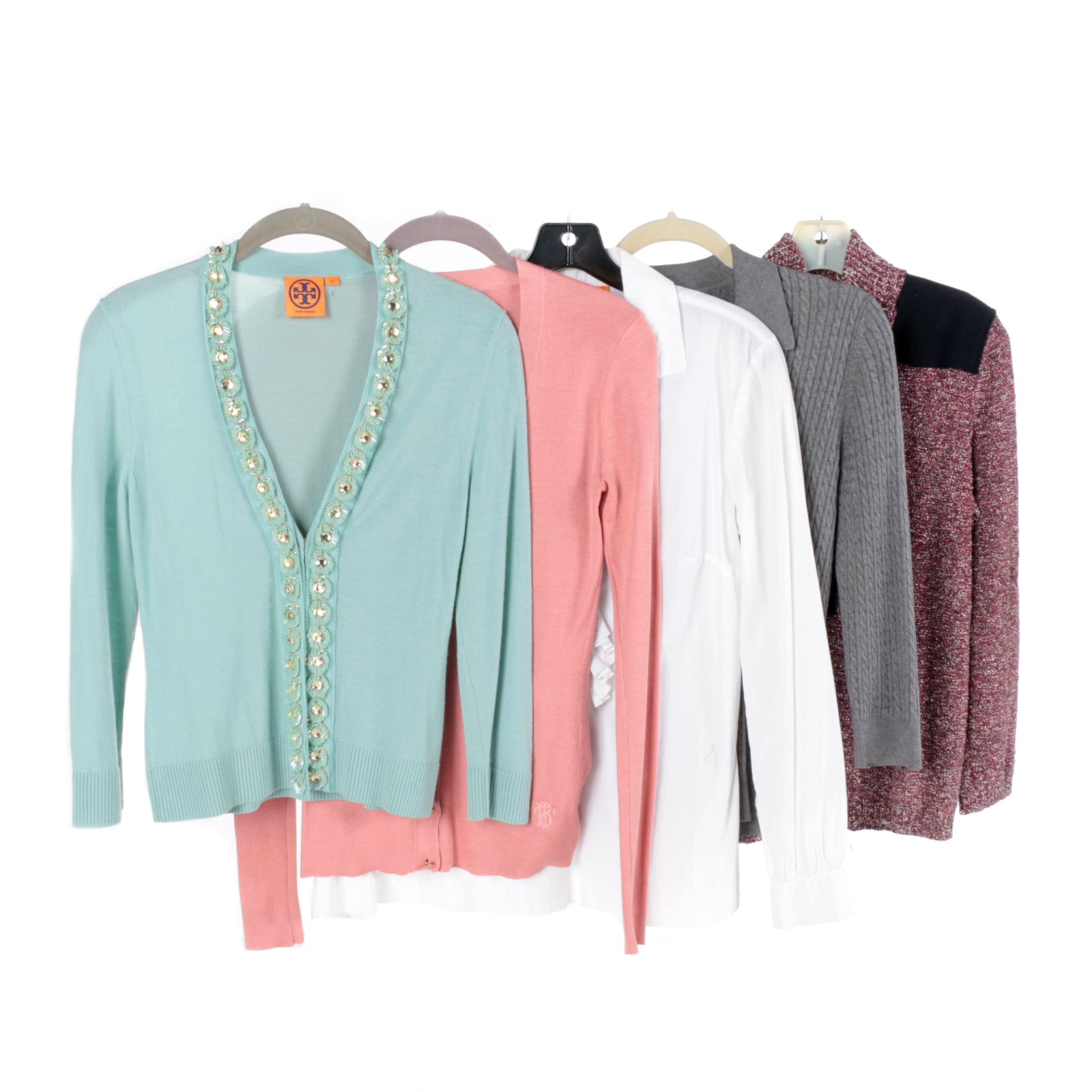 Women's Sweaters and Blouses Including Tory Burch