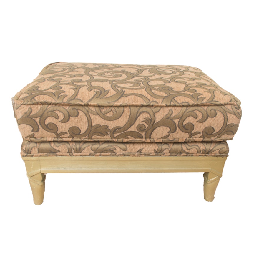 Vintage Upholstered Ottoman