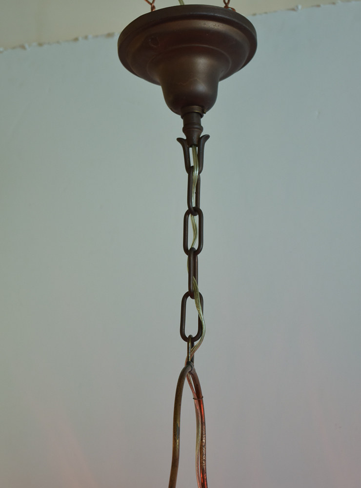 Converted Hanging Oil Lamp