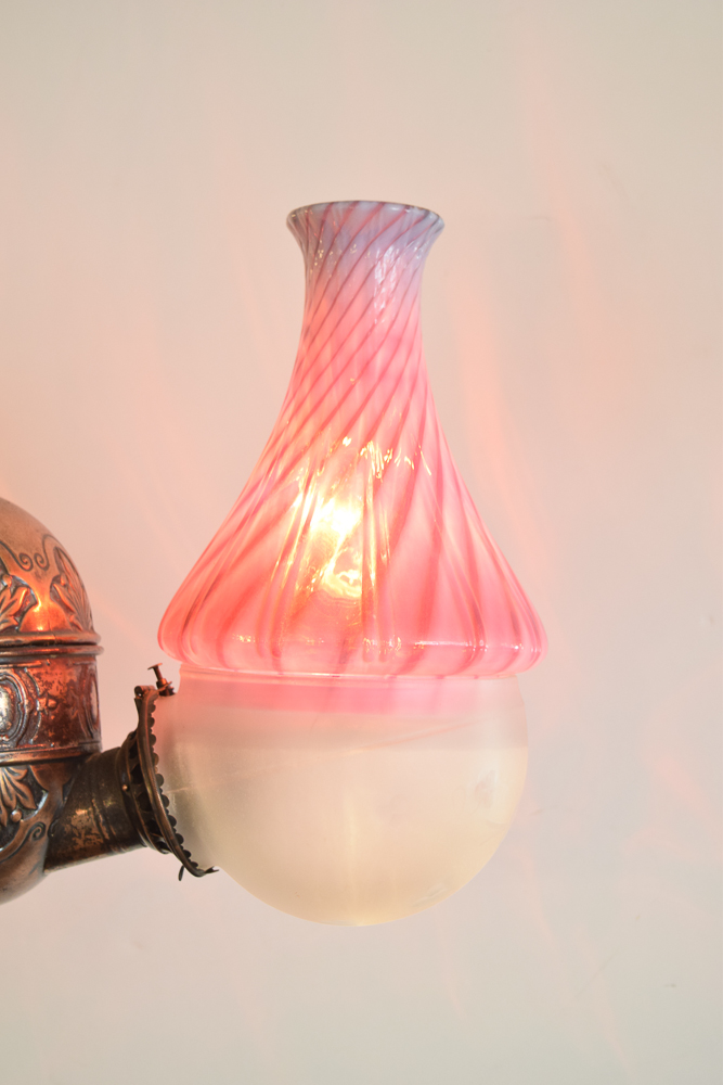 Converted Hanging Oil Lamp