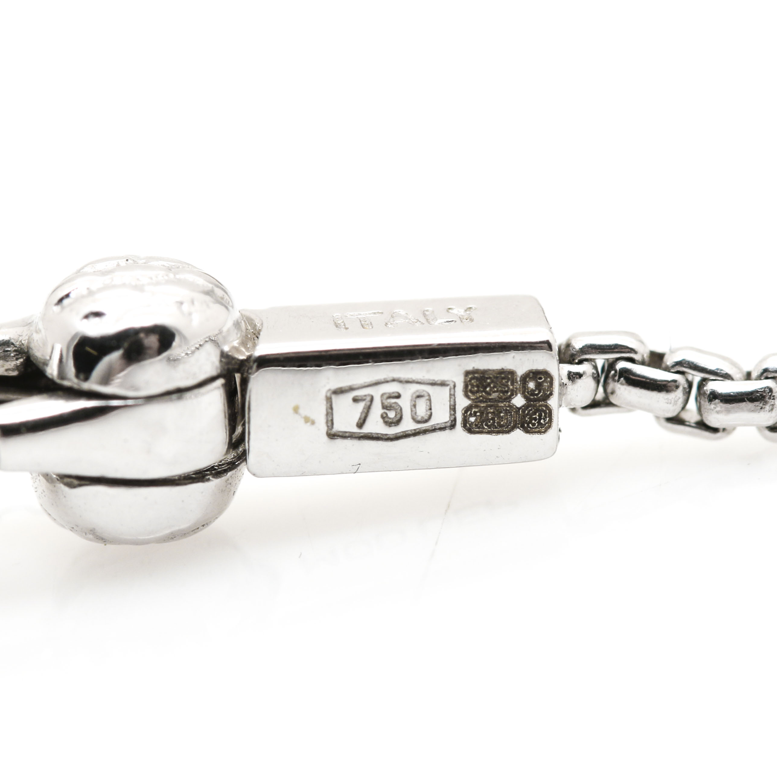 Fope 18K White and Yellow Gold Diamond Pendant Necklace