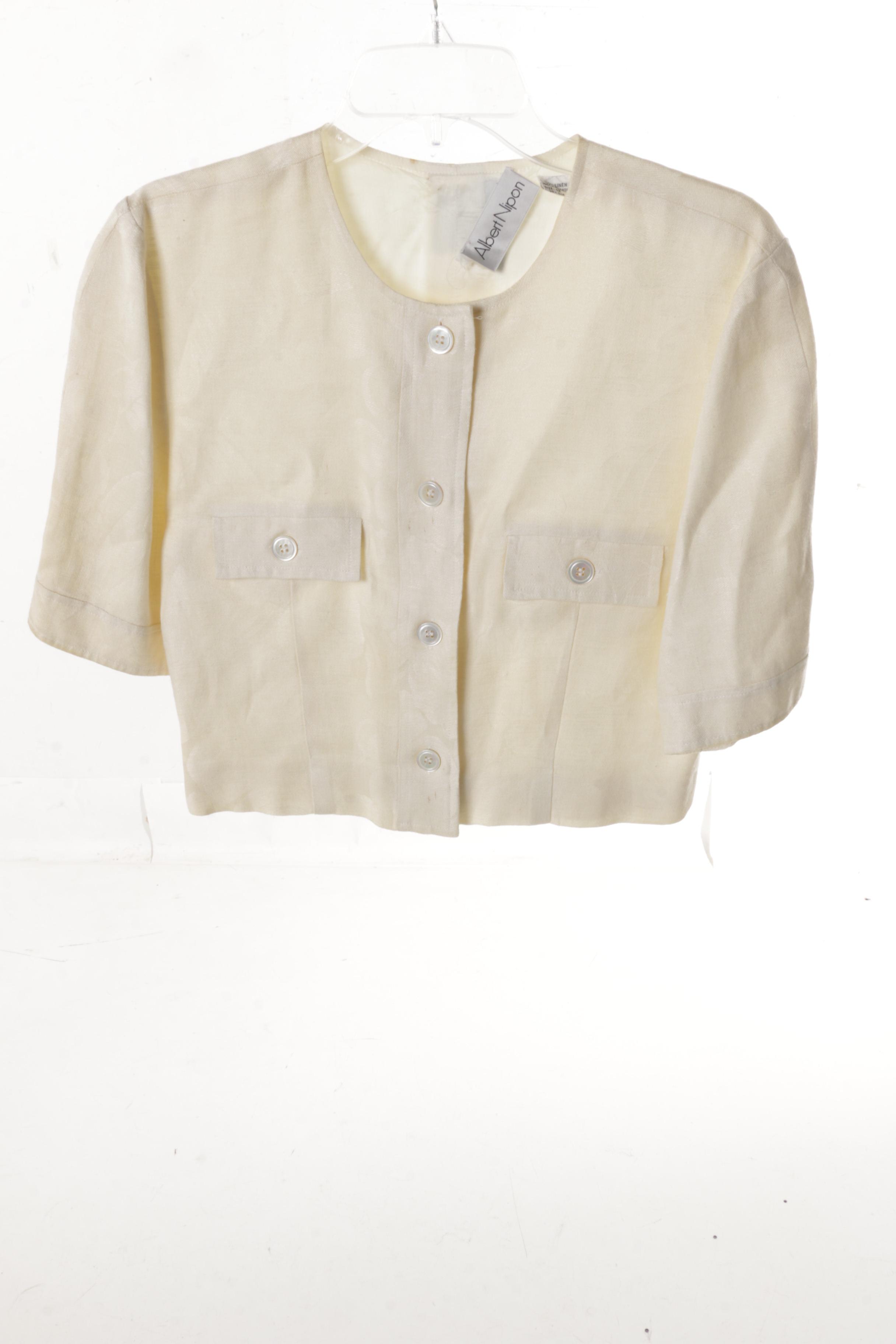 Women's Vintage Albert Nipon Skirt Suit