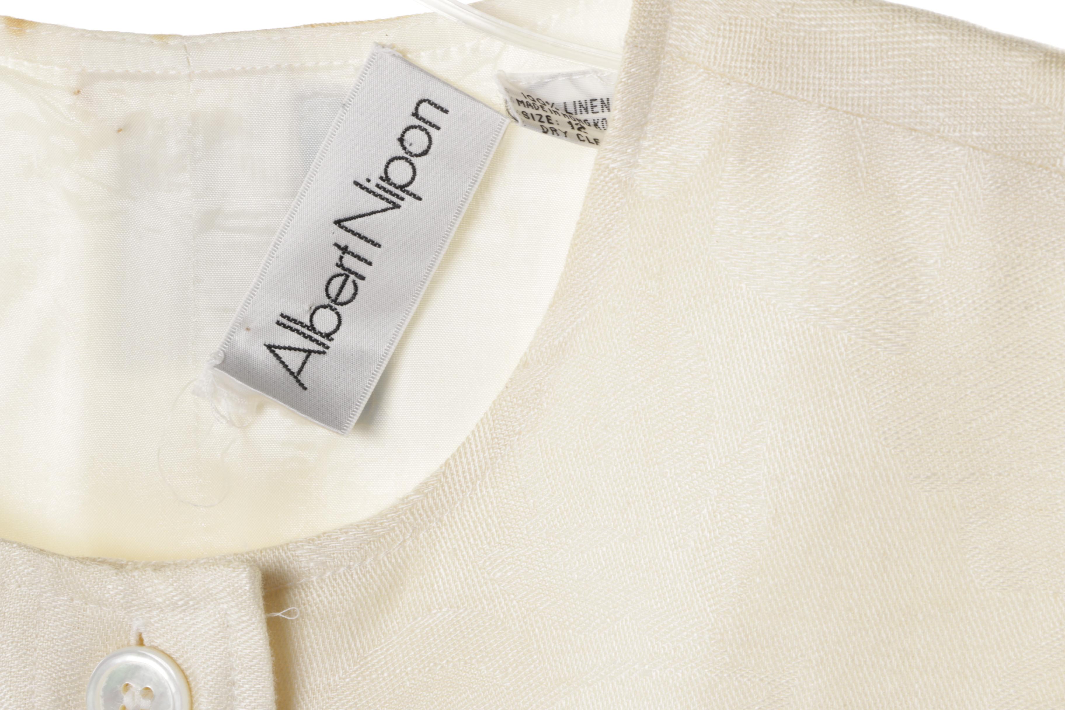 Women's Vintage Albert Nipon Skirt Suit