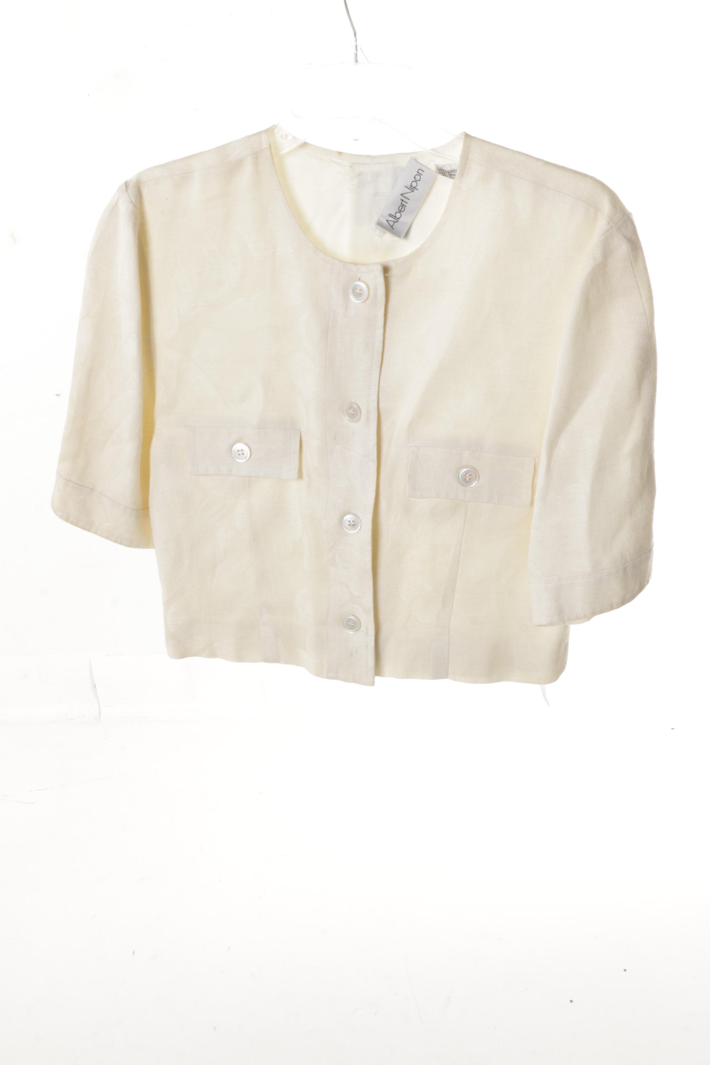 Women's Vintage Albert Nipon Skirt Suit