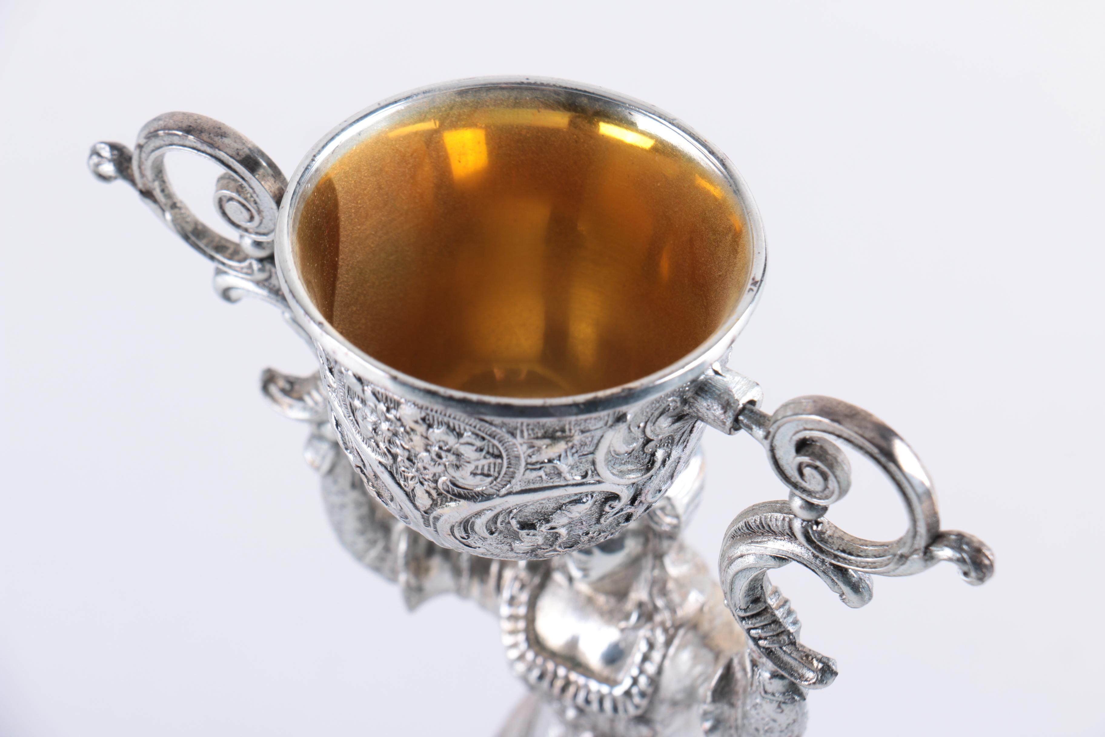 Silver-Plated Wedding Cup