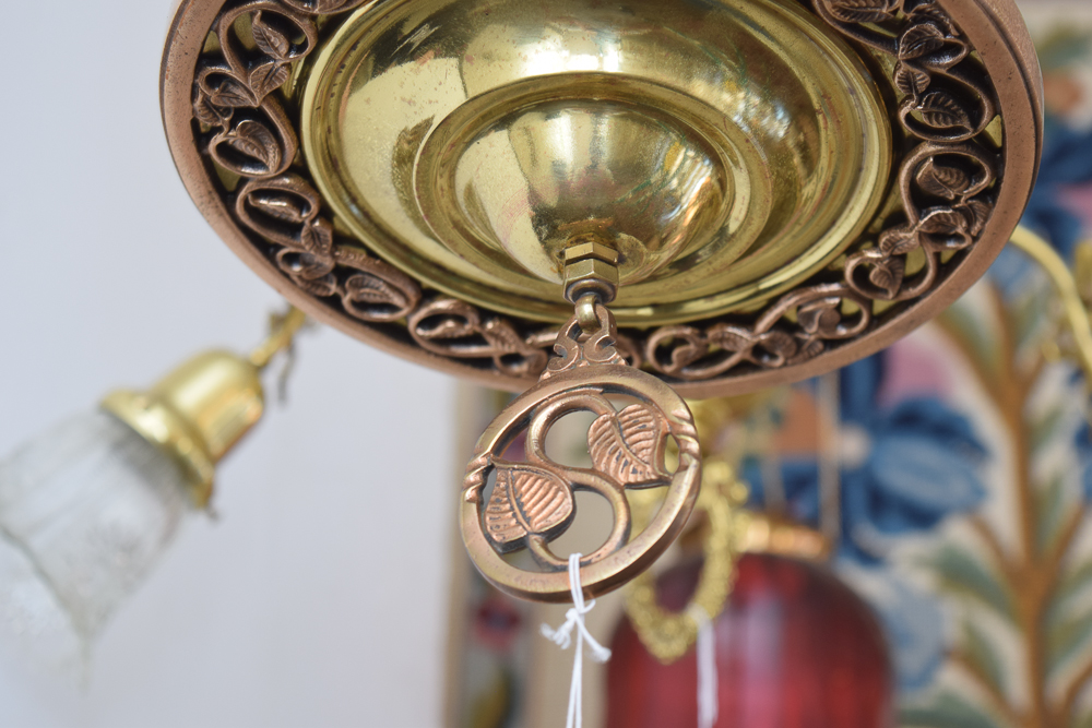 Small Brass Chandelier