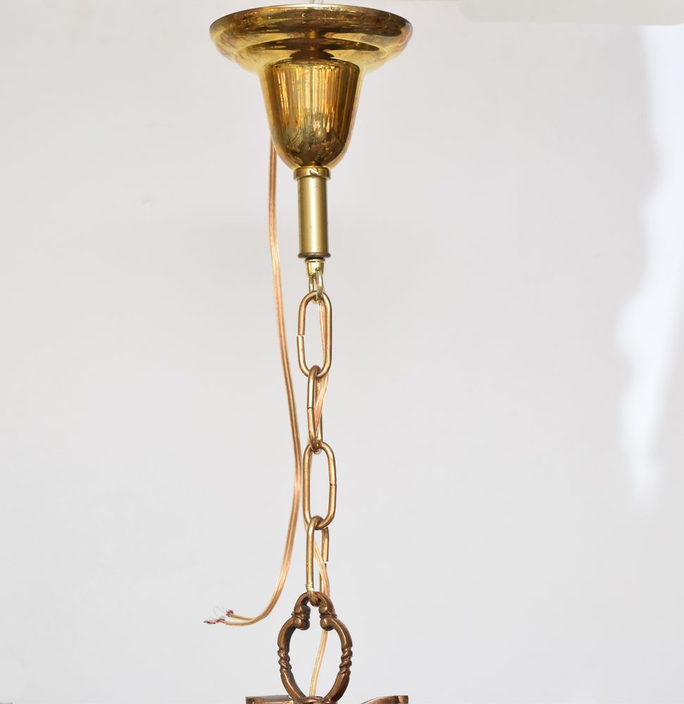 Small Brass Chandelier