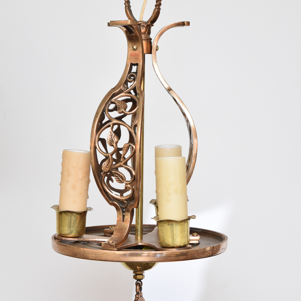 Small Brass Chandelier