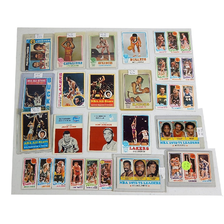 1960s to Early 1980s Basketball Card Collection