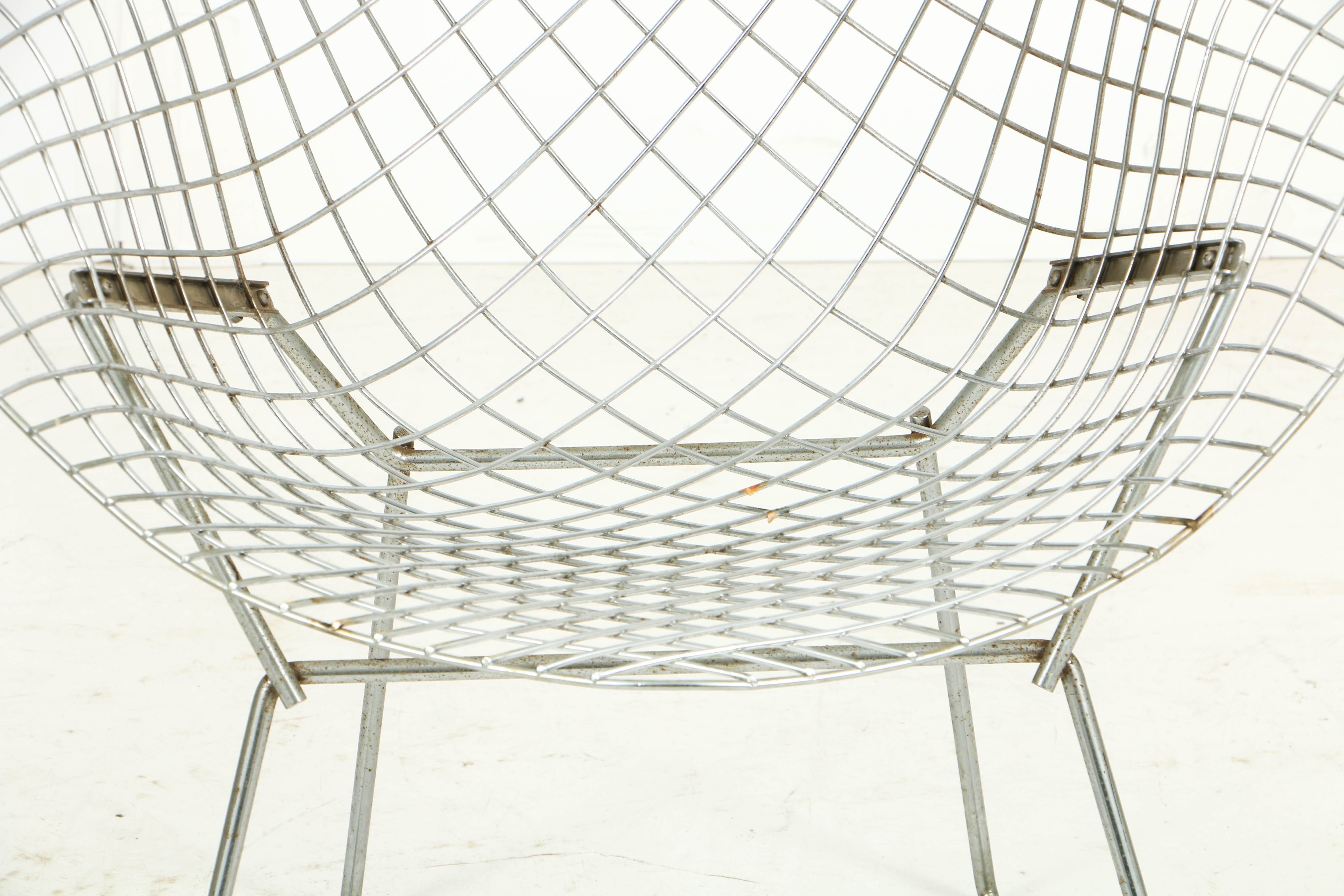 Vintage Modernist "Diamond" Chair by Harry Bertoia for Knoll