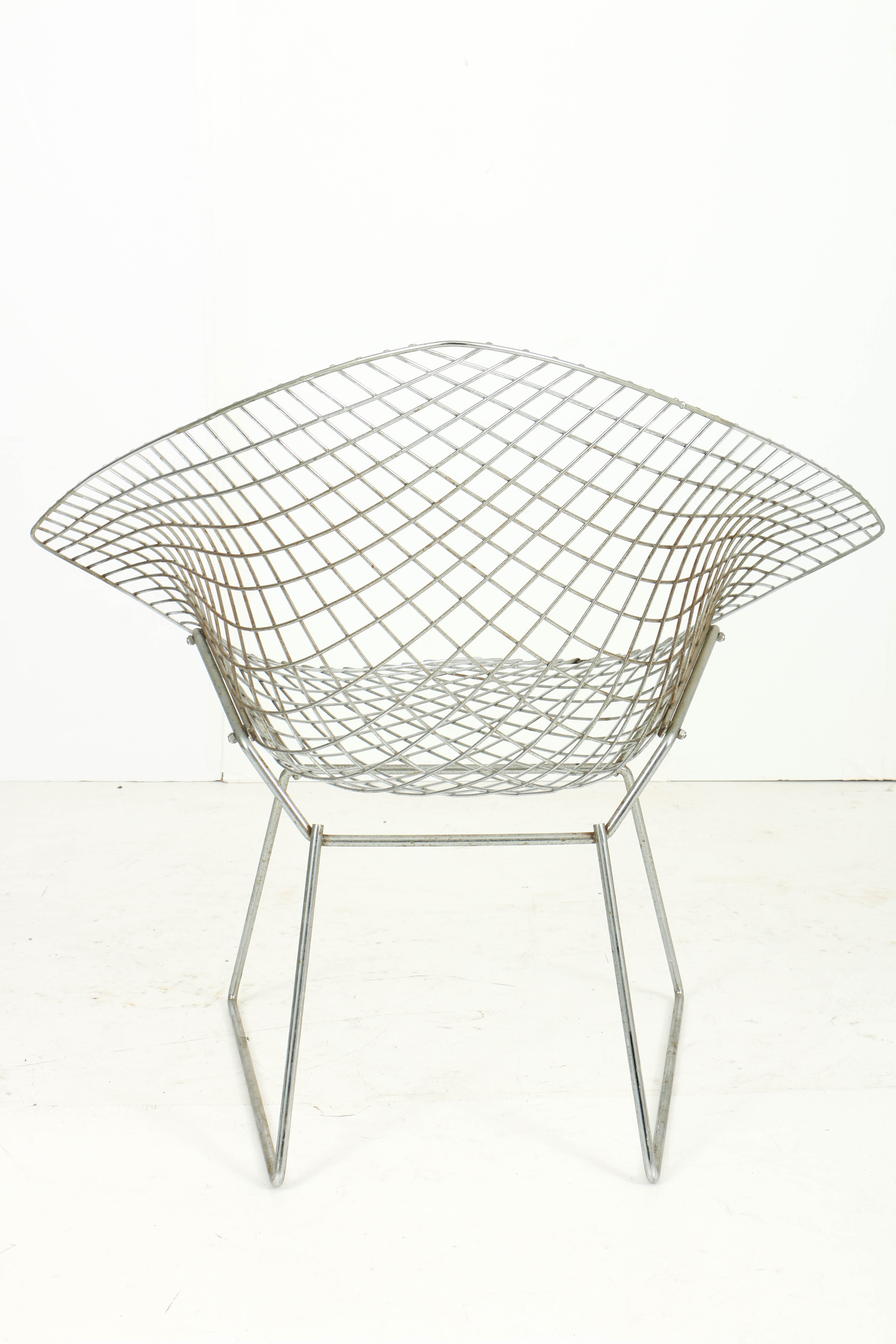 Vintage Modernist "Diamond" Chair by Harry Bertoia for Knoll