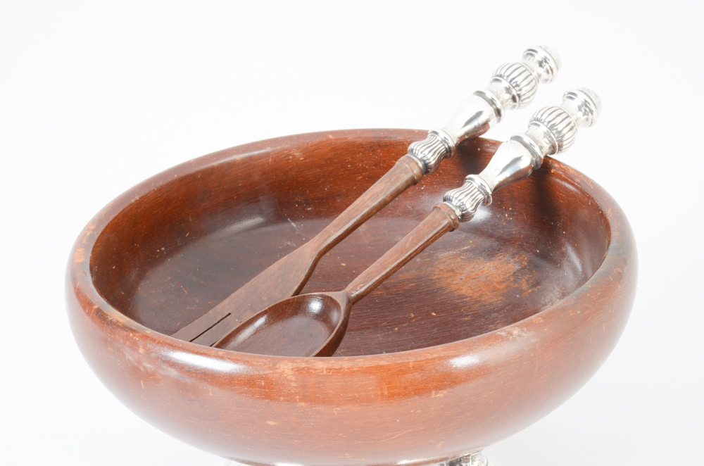 1954 Vernon Downs Sterling Silver Footed Trophy Bowl