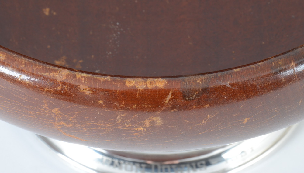 1954 Vernon Downs Sterling Silver Footed Trophy Bowl