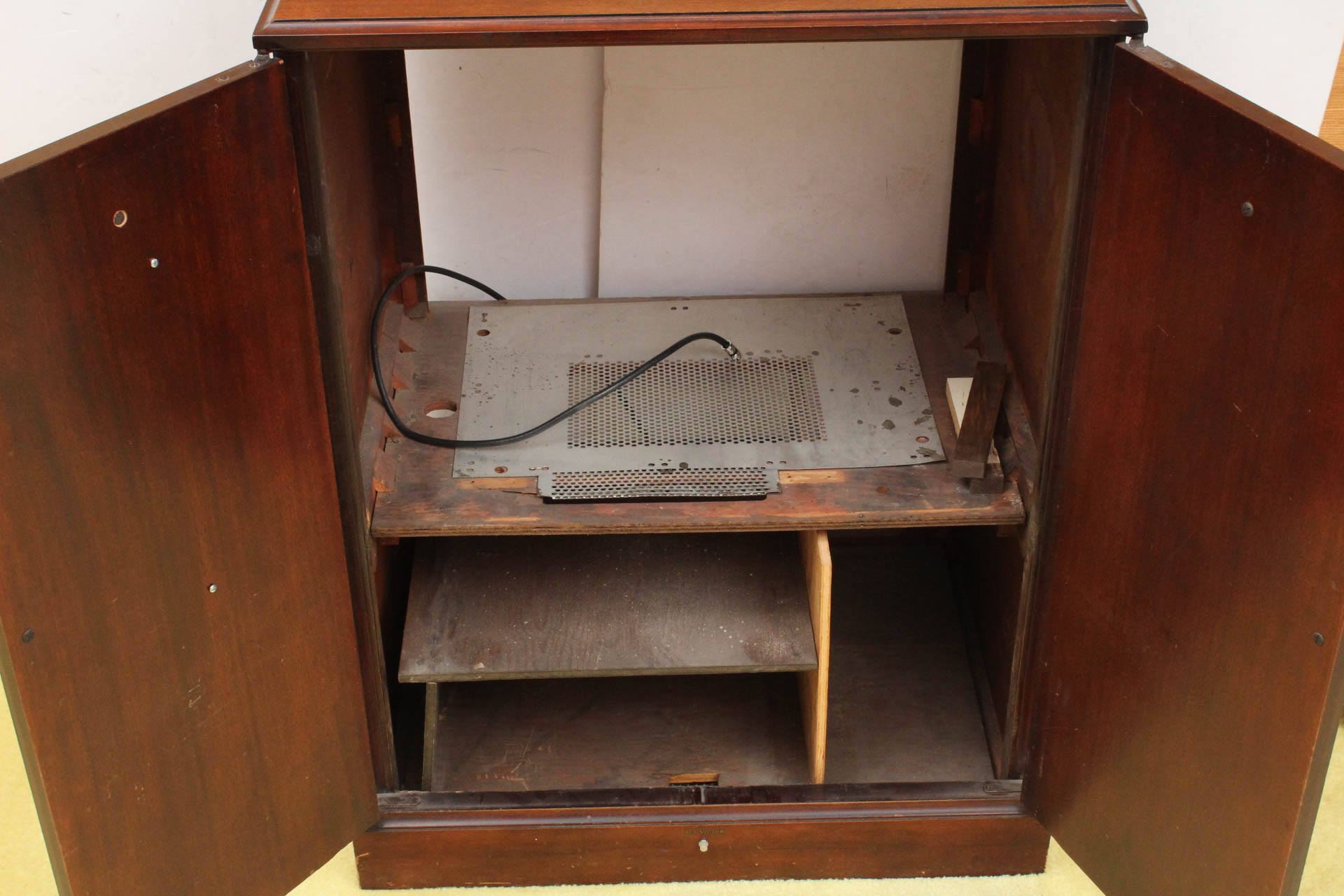 Repurposed Vintage RCA Victor Radio Cabinet
