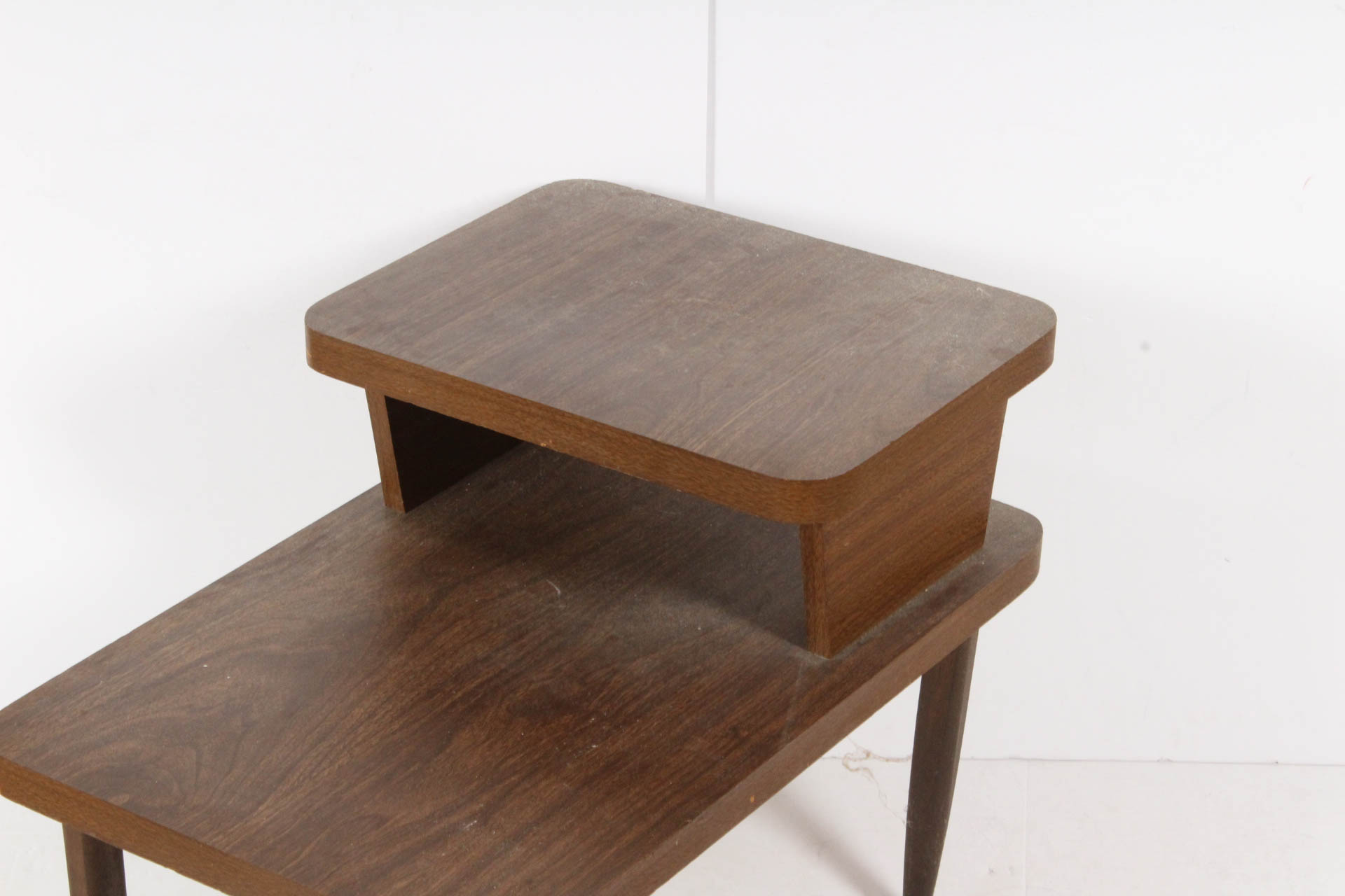 Mid Century Modern Bi-Level Side Table