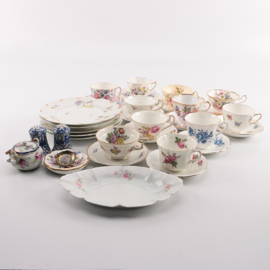 Vintage Tableware Including Haviland Limoges