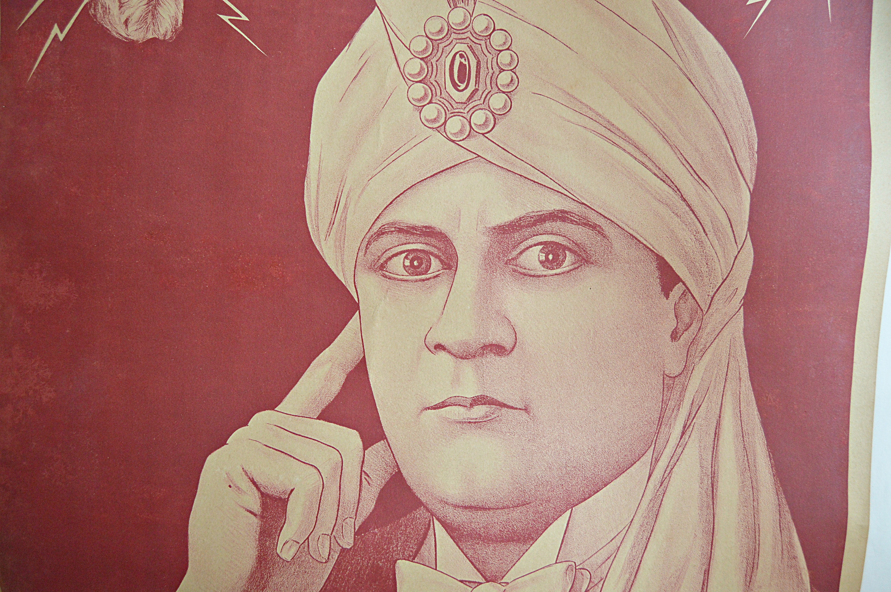 Early 20th-Century "The Great V. Gramby" French Magician Lithographic Poster