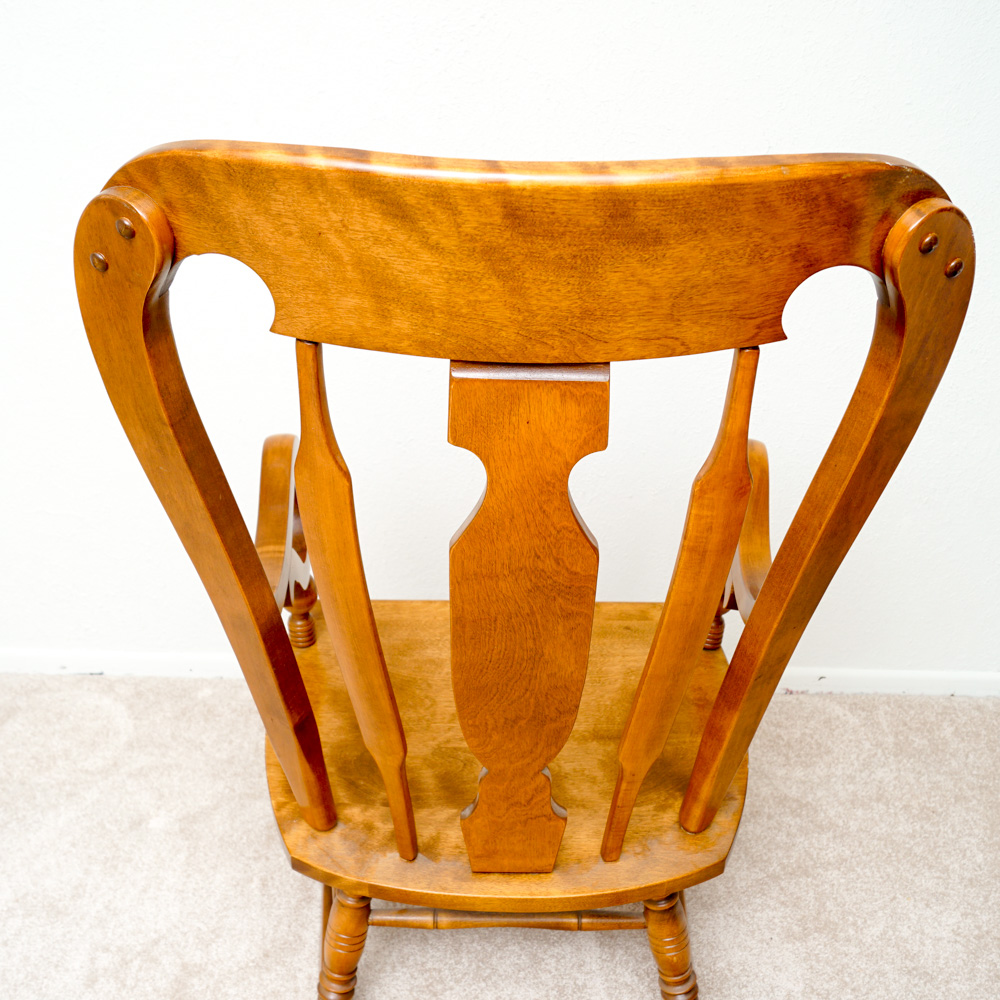 Vintage Maple Rocking Chair by Ethan Allen