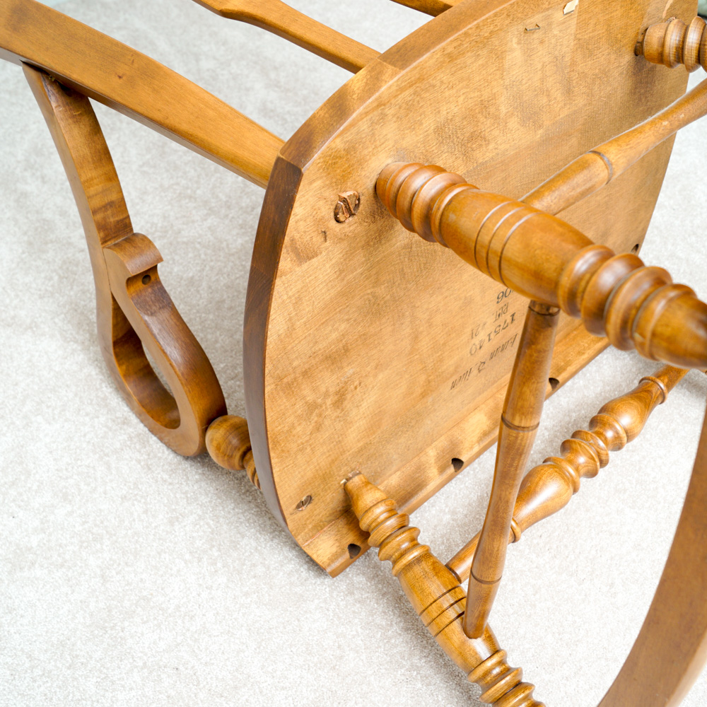 Vintage Maple Rocking Chair by Ethan Allen