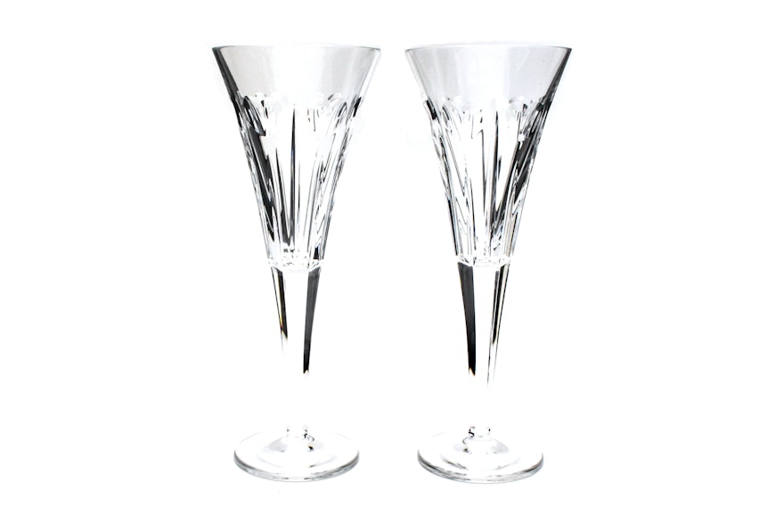 Waterford Crystal "Millennium Collection: Love" Champagne Toasting Flutes