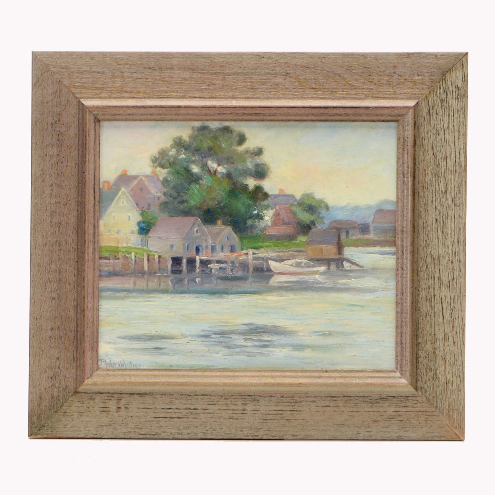 Philip Whitney Oil Painting of a Landscape