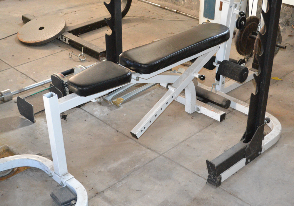 Parabody 893 Pro Weight Lifting System with Accessories