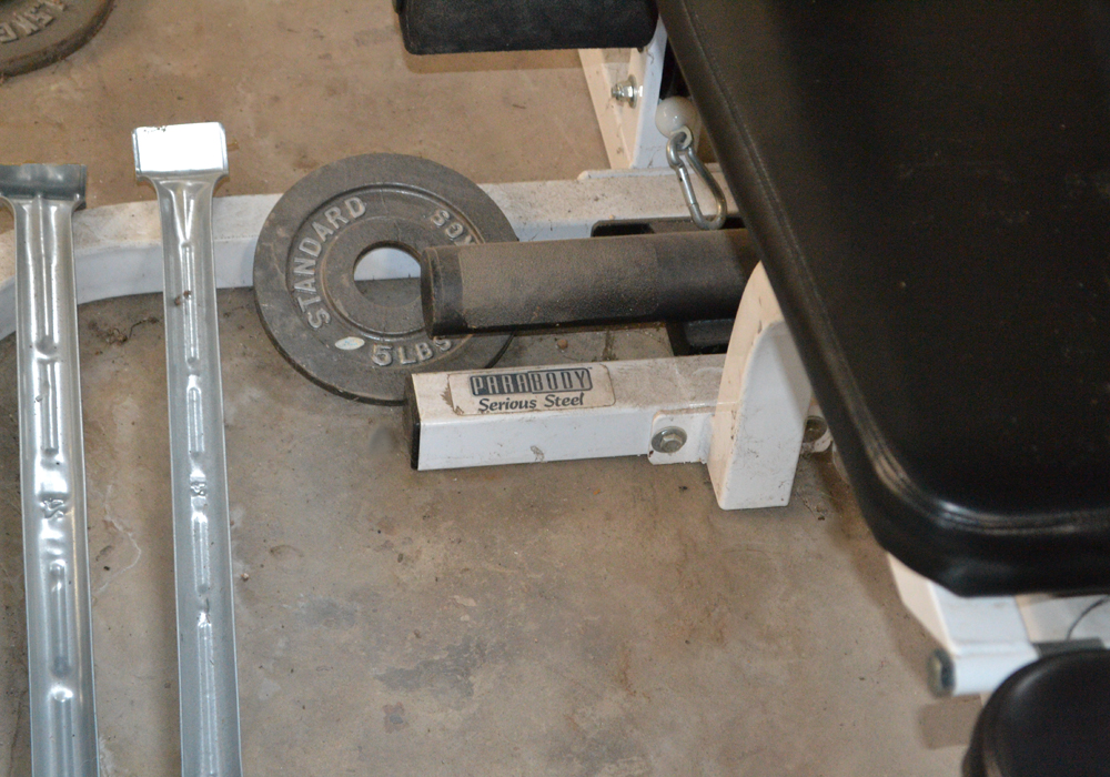 Parabody 893 Pro Weight Lifting System with Accessories