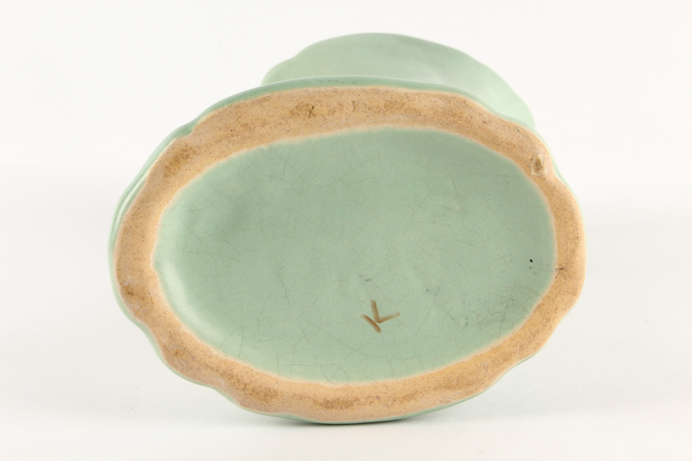 Vintage Weller "Dogwood" Cornucopia Vase