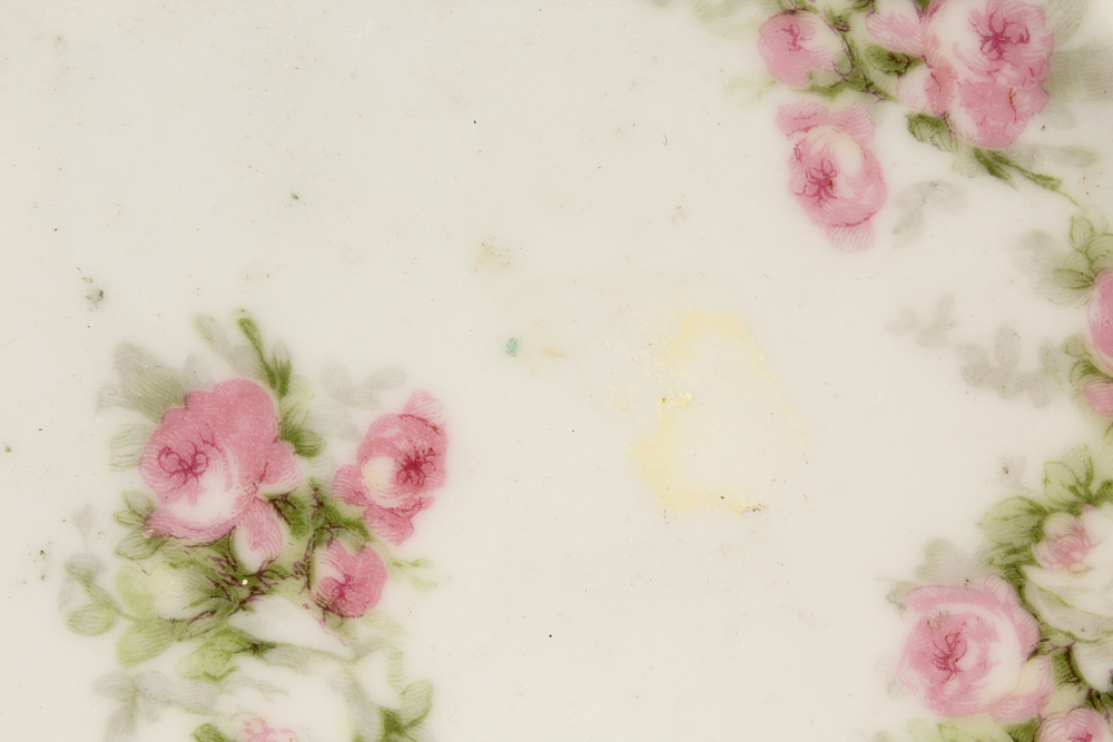 Antique East Liverpool Pottery and Mustache Cup