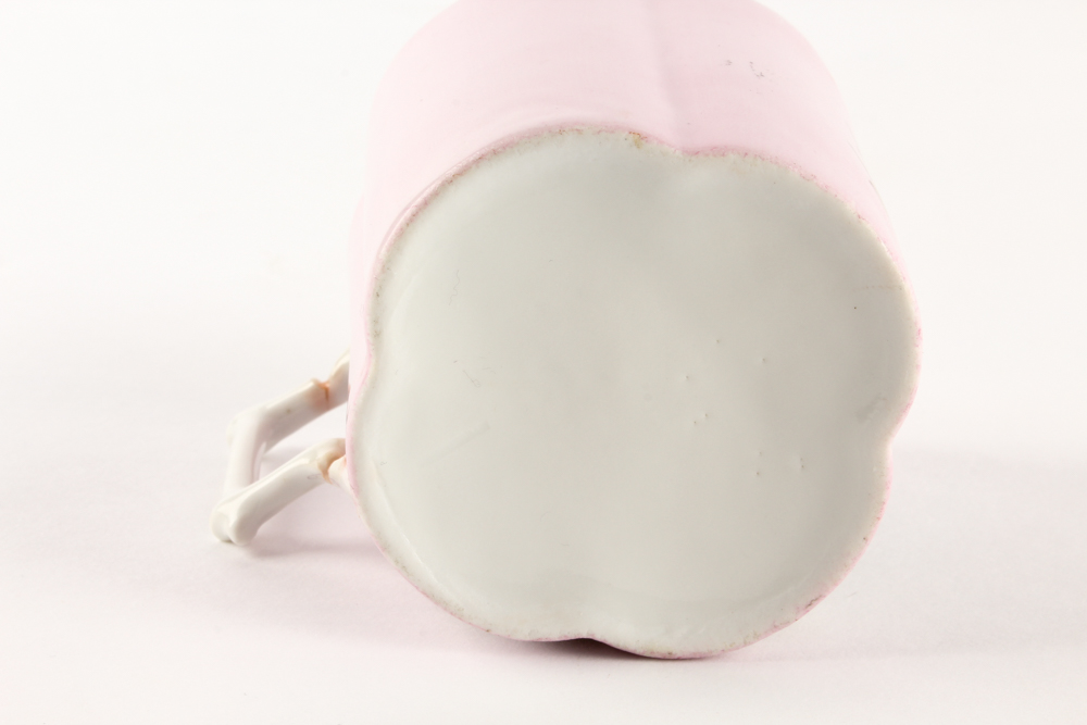 Antique East Liverpool Pottery and Mustache Cup