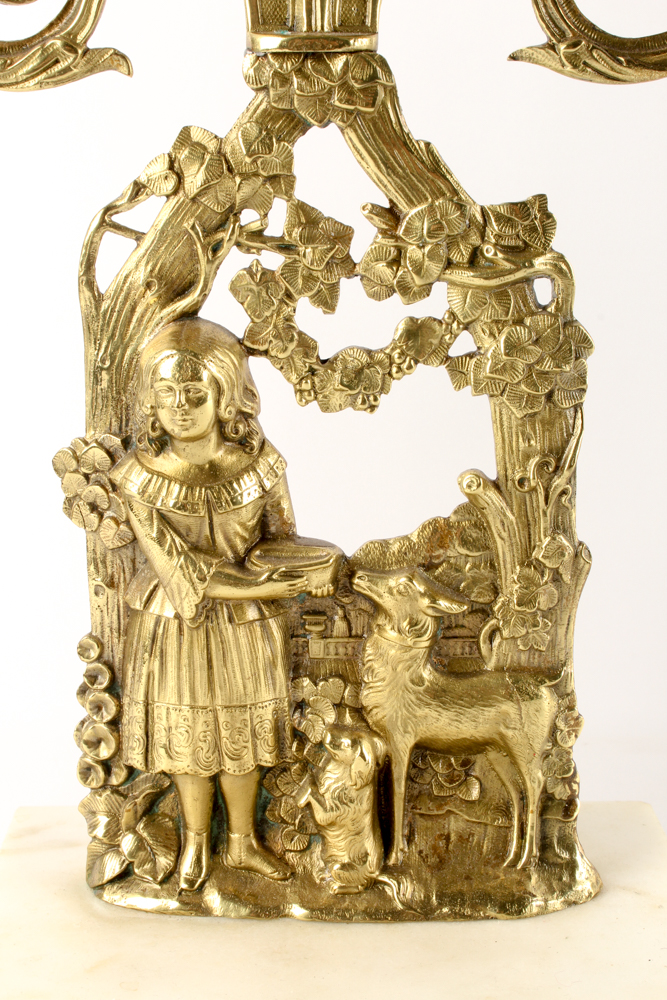 Antique American Victorian Girandoles by Cornelius & Sons