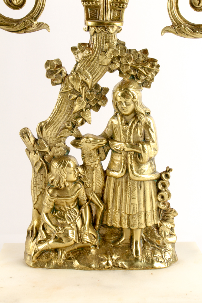 Antique American Victorian Girandoles by Cornelius & Sons