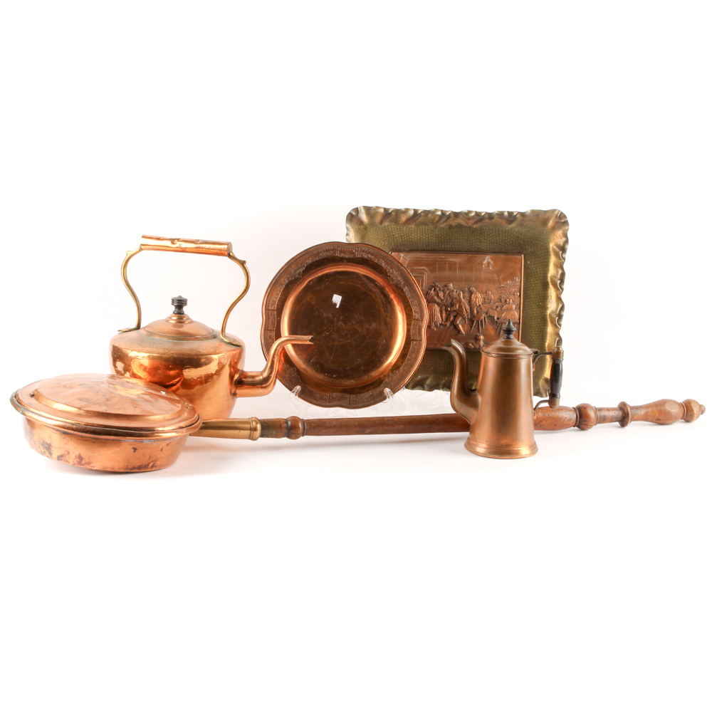 Copper Tableware and Serveware