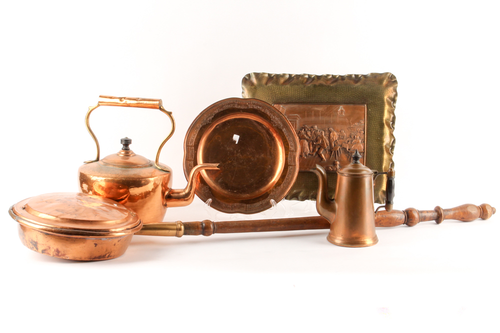 Copper Tableware and Serveware